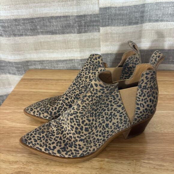 Dolce Vita Samy Cheetah‎ Print Ankle Boot Size 6 - Picture 1 of 9